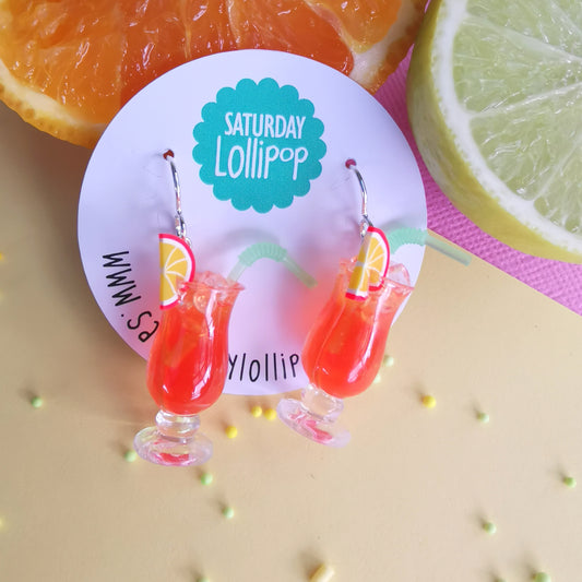 Cocktails by the Pool earrings