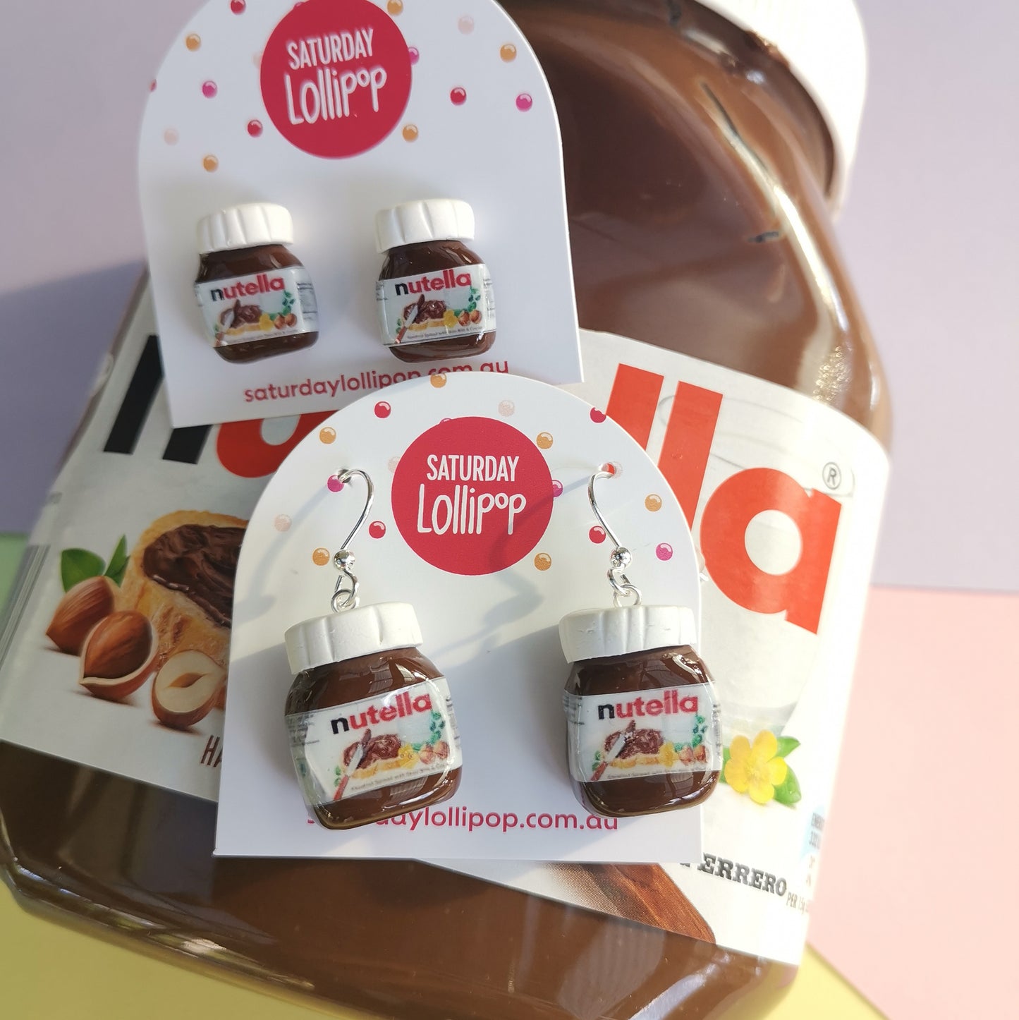 Nutella earrings