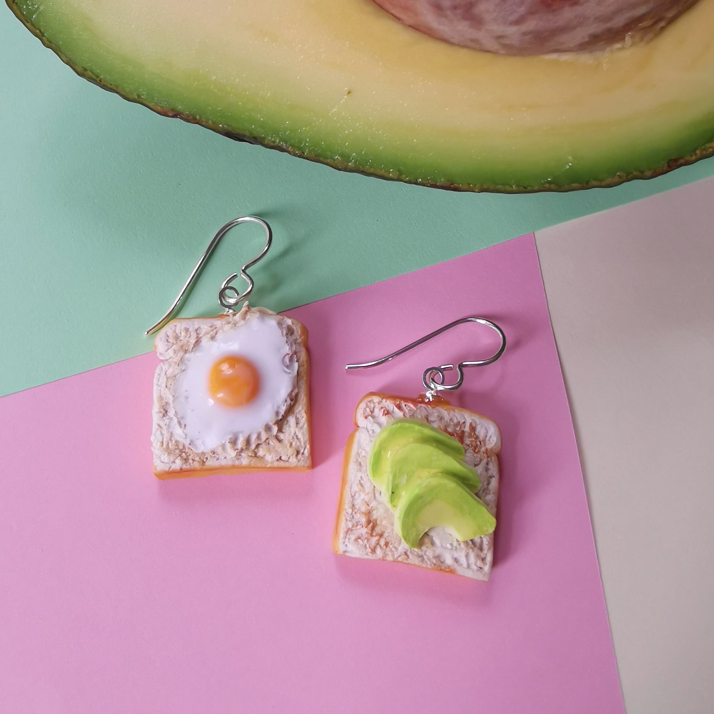 Brunch earrings (Avo and Egg)