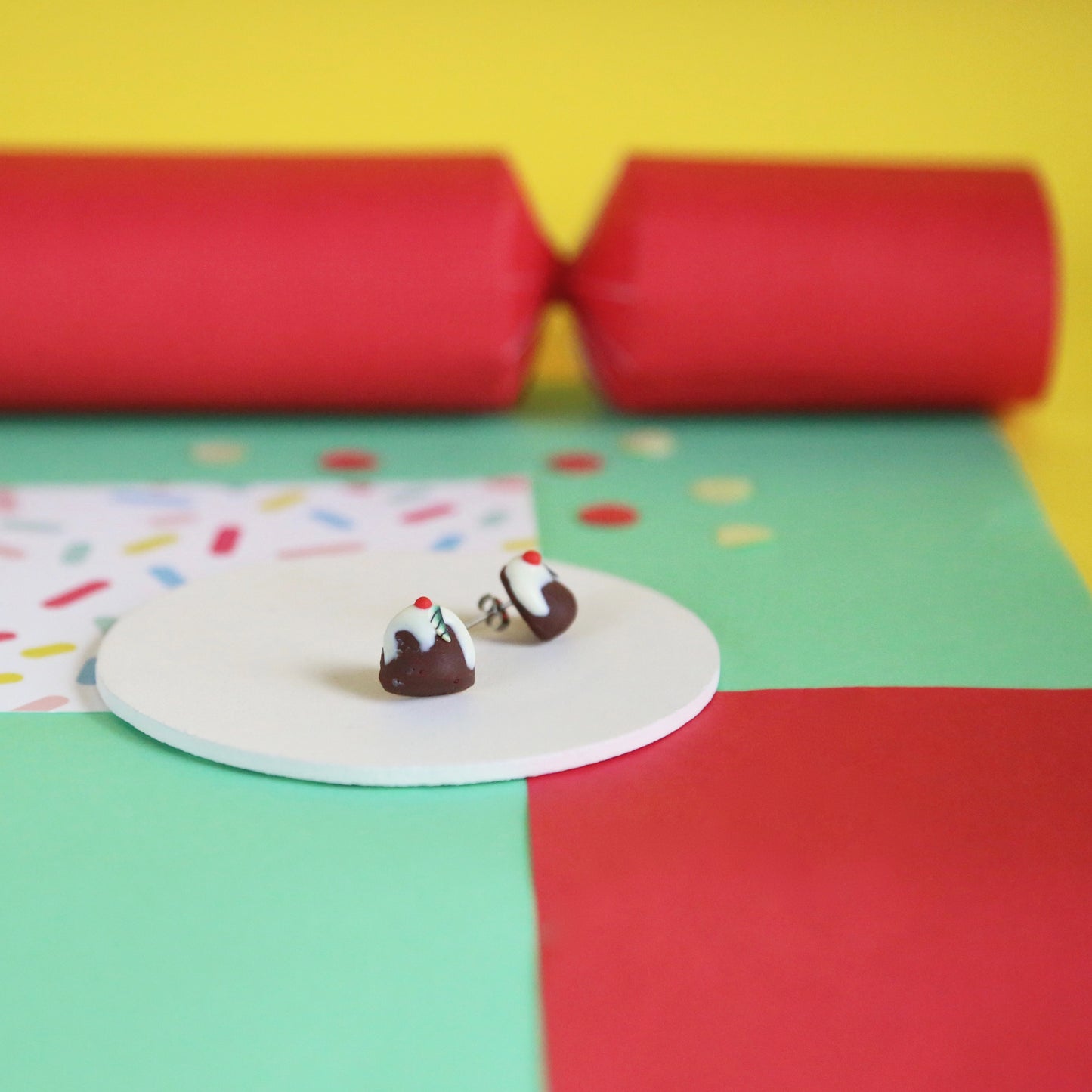 Plum Pudding earrings