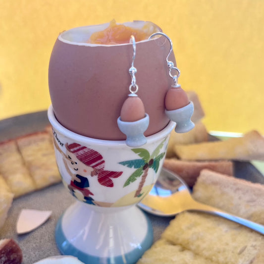 Boiled Egg earrings