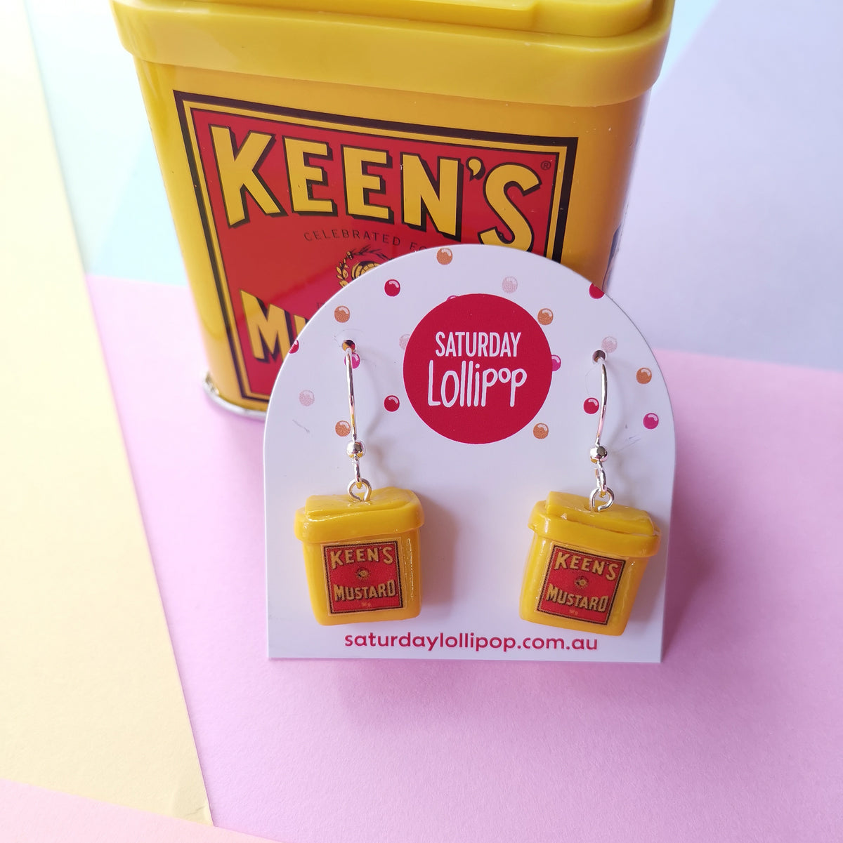 Keen as Mustard, Keen as Curry earrings