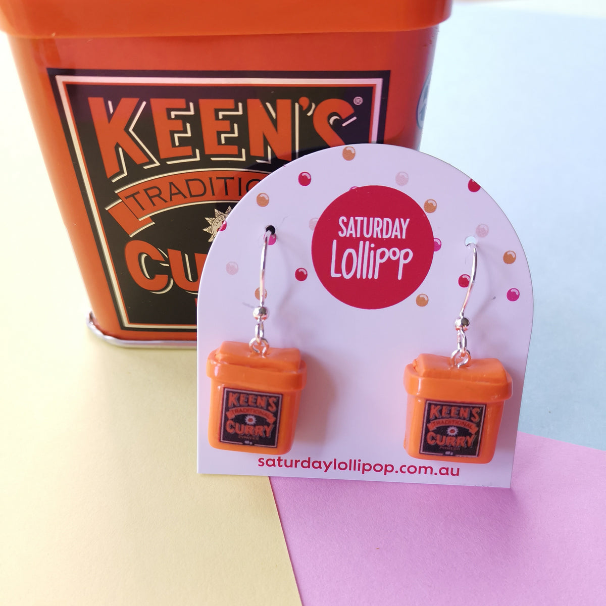 Keen as Mustard, Keen as Curry earrings