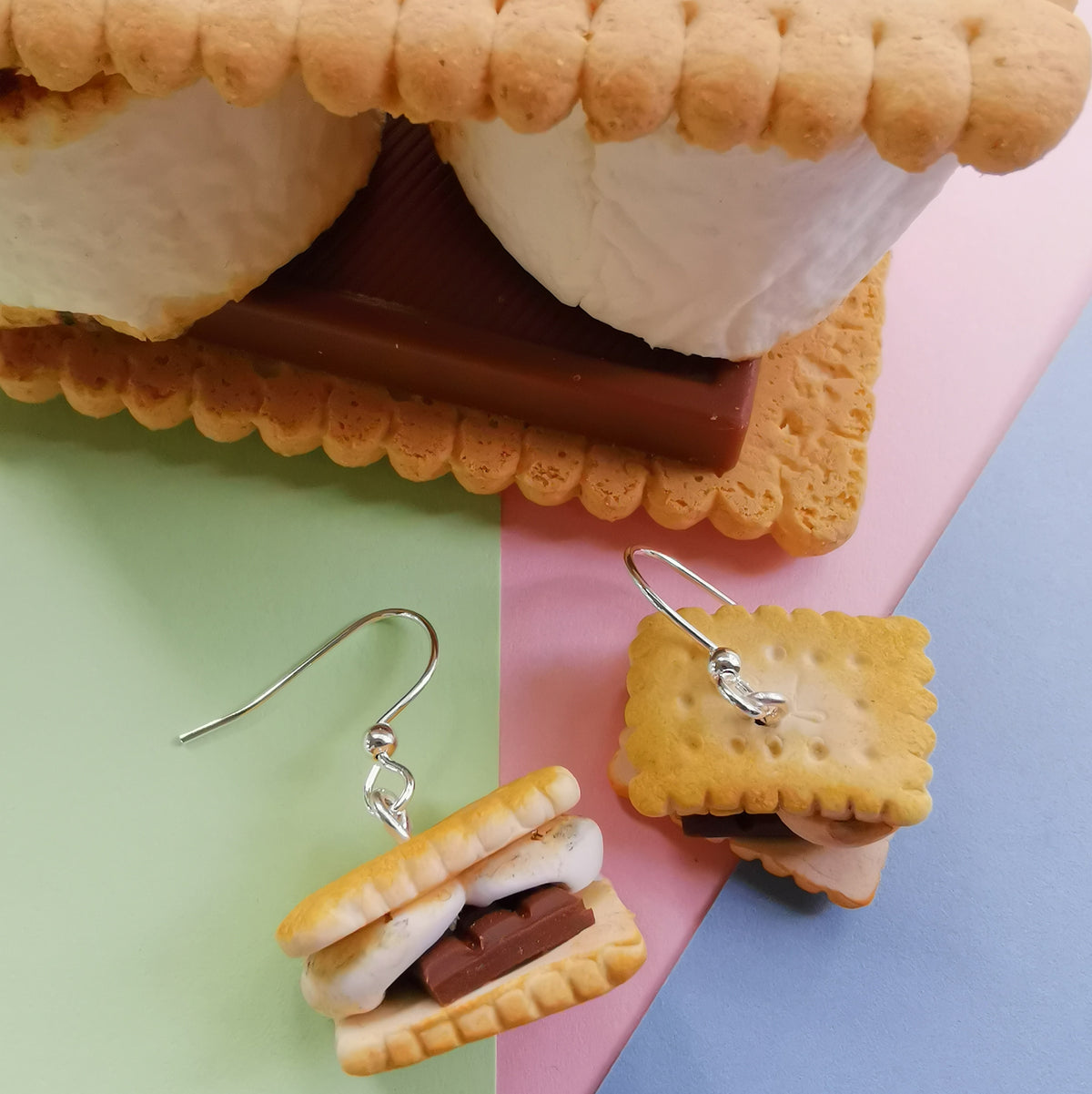 S'mores Earrings