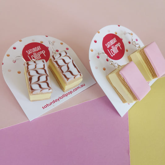 Vanilla slice earrings